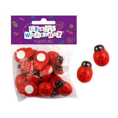 Craft Lady Bugs 16pc