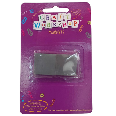 Craft Magnet Ferrite Square 6pc25mm