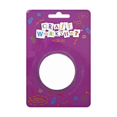 Craft - Mirrors Round 5cm 10pc