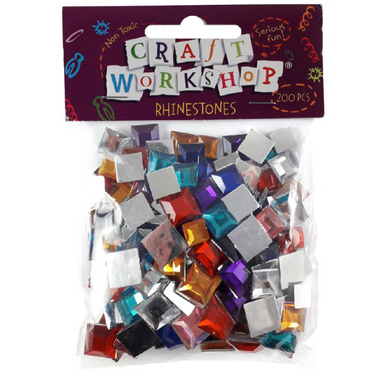Craft Mosaic Rhinestones Asst 200pc