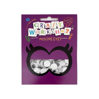Craft Moving Eyes 12mm 100pc