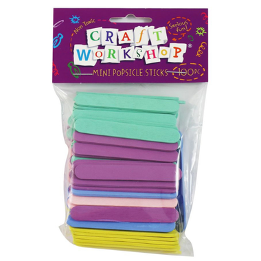 Craft Popsicle Sticks Mini Pastel