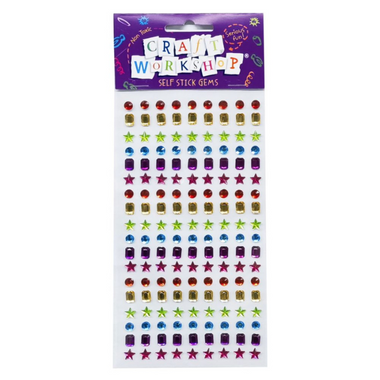 Craft Self Stick Rainbow Gems