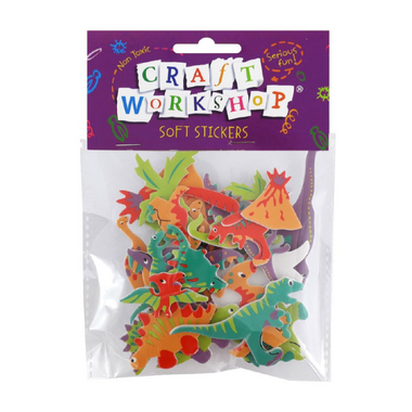 Craft Soft Sticker Dinosaurs 31pc
