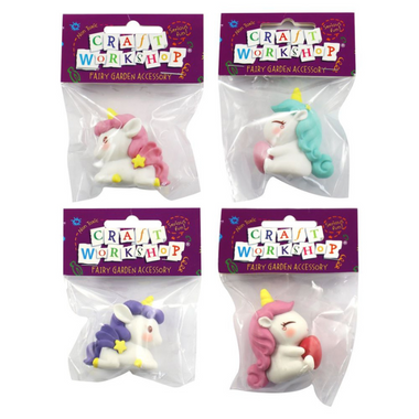 Craft Unicorn Figurine 4 Asst
