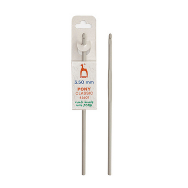 Crochet Hook Aluminium 1 x size 3.50