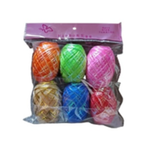 Curling Border Ribbon Egg 1cm x 10m 6pk