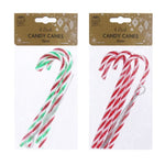 Deco Candy Canes 4pk 15cm Asst