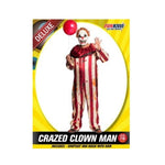 Deluxe Adult Costume - Crazed Clown Man