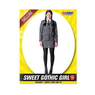 Deluxe Adult Costume - Sweet Gothic School Girl
