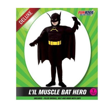 Deluxe Toddler Costume - LIL Muscle Bat Hero