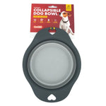 Dog Bowl Collapsible Grey