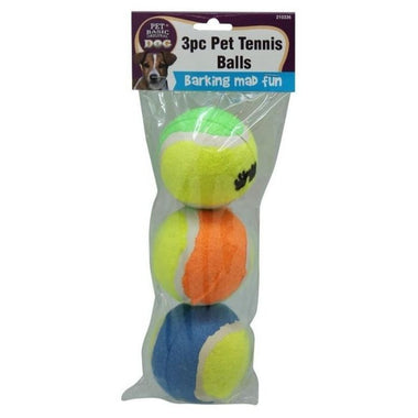 Dog Toy Tennis Balls Pet 3pc