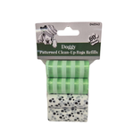 Doggy Patterned Clean-Up Bags Refill 4pc