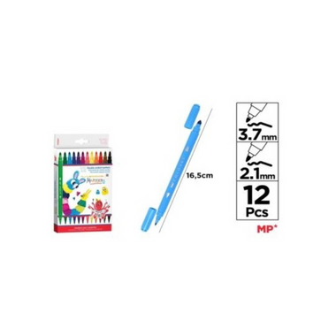 Double-Ended Marker 12 colours