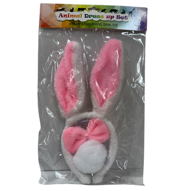 Dress up - Bunny Headband Bow and Tail