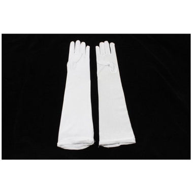Elbow Length Glove-White
