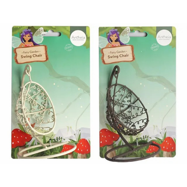 Fairy Garden - Metal Swing Chair