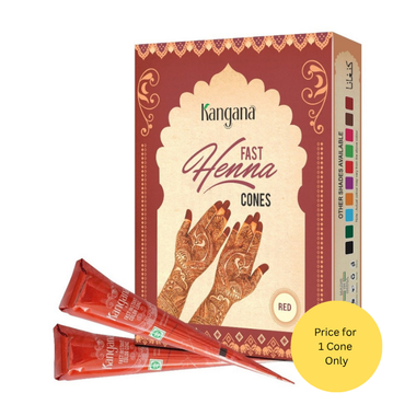 Fast Henna Cones - Red/Black