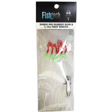 Fishtech Sabiki Rig Rubber Skin #8
