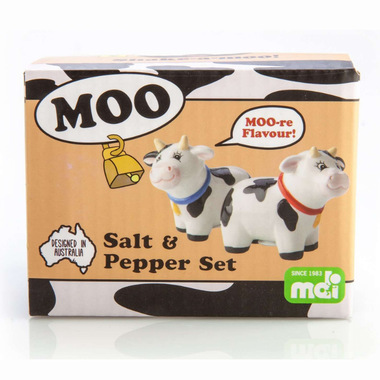 Flavour Mates Cow Salt & Pepper Set