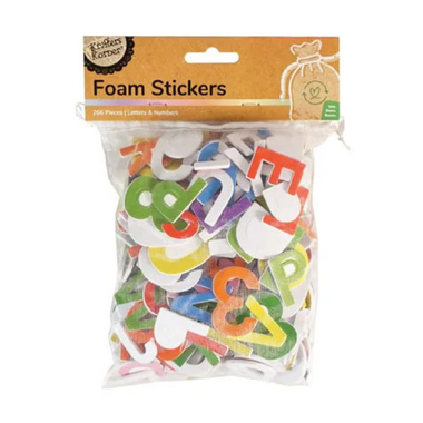 Foam Stickers Letters Numbers 80pk