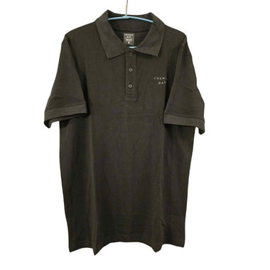 French Bay Cotton Polo Black -M
