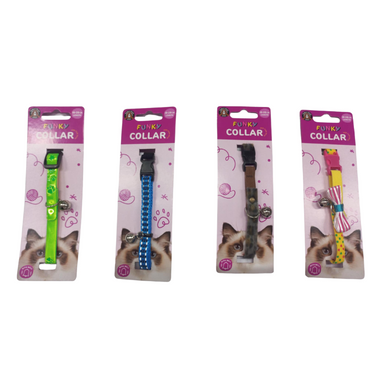 Funky Pet Collar with Bell (Cat)