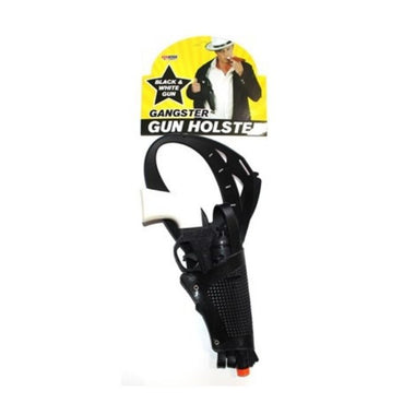 Gangster Gun Holster - Black & White Gun