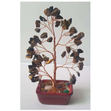 Gemstone Tree Small Tiger Eye