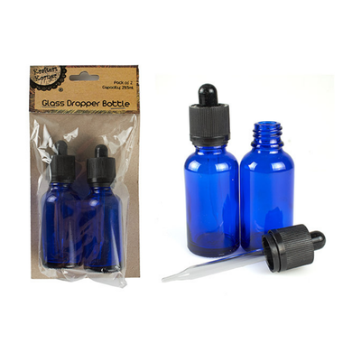 Glass Dropper Bottle 2pc