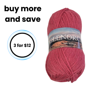 Glenorchy 100% NZ Wool 02 Rose Pink