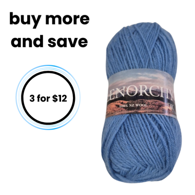 Glenorchy 100% NZ Wool 03 Sky Blue