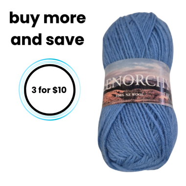 Glenorchy 100% NZ Wool 03 Sky Blue