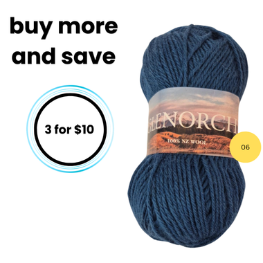 Glenorchy 100% NZ Wool 06 Airforce