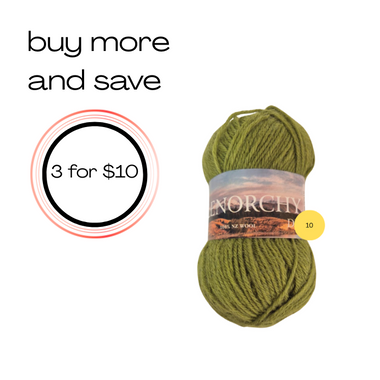 Glenorchy 100% NZ Wool 10 Moss