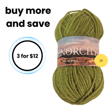 Glenorchy 100% NZ Wool 10 Moss