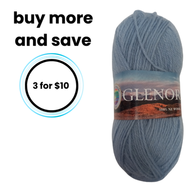 Glenorchy 100% NZ Wool 20 Baby Blue