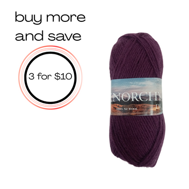 Glenorchy 100% NZ Wool 23 Italian Plum