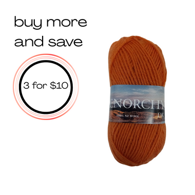 Glenorchy 100% NZ Wool 24 Tomato Cream