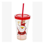 Glitter Cup with Straw 550mL