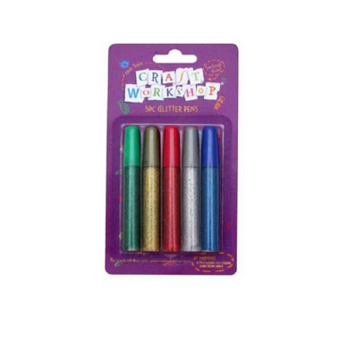 Glitter Glue Pen 5pc