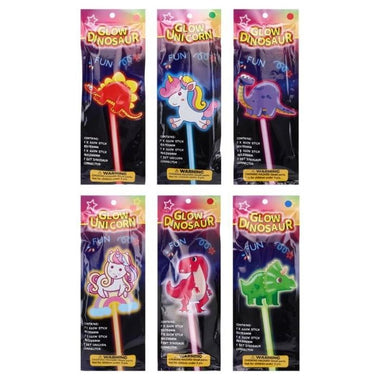 Glow Animal with Glow Stick Unicorns & Dinosaurs