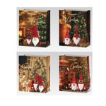 Gnome Christmas Glitter Gift Bag 40x 30x 12cm