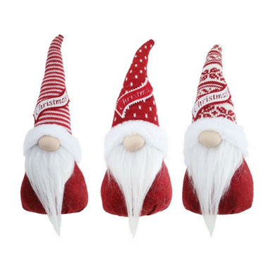 Gnome Christmas Knitted Hat 33cm Assorted