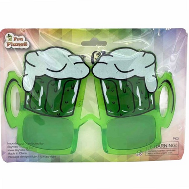 Green Beer Party Glasses