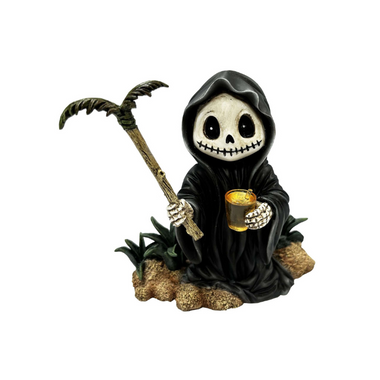 Grim Reaper with Drink in Hand Summer