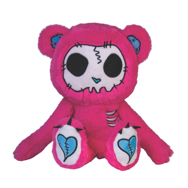 Gus Finks Grim the Stitch Bear Gooli Plush Pink
