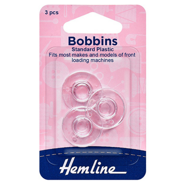 Hemline Plastic Bobbins 3pc