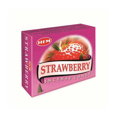 Incense Cones - HEM Strawberry
